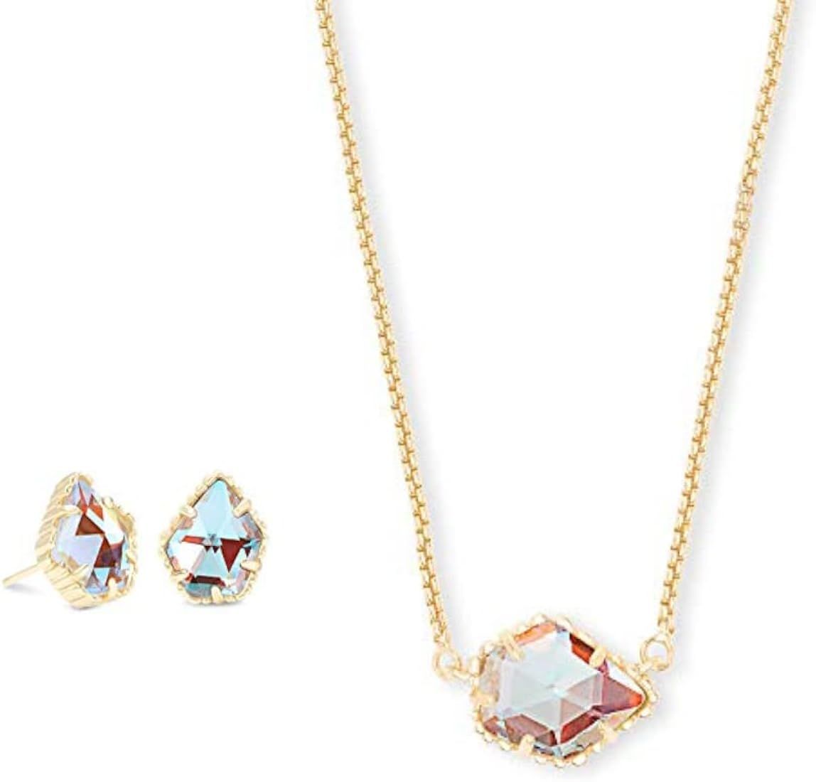 Kendra Scott Gift Bundle, Tess Pendant Necklace with Tessa Stud Earrings for Women, Fashion Jewel... | Amazon (US)