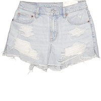American Eagle Outfitters Denim Shorts: Blue Hearts Pattern Bottoms - Size 2 | ThredUp (US)