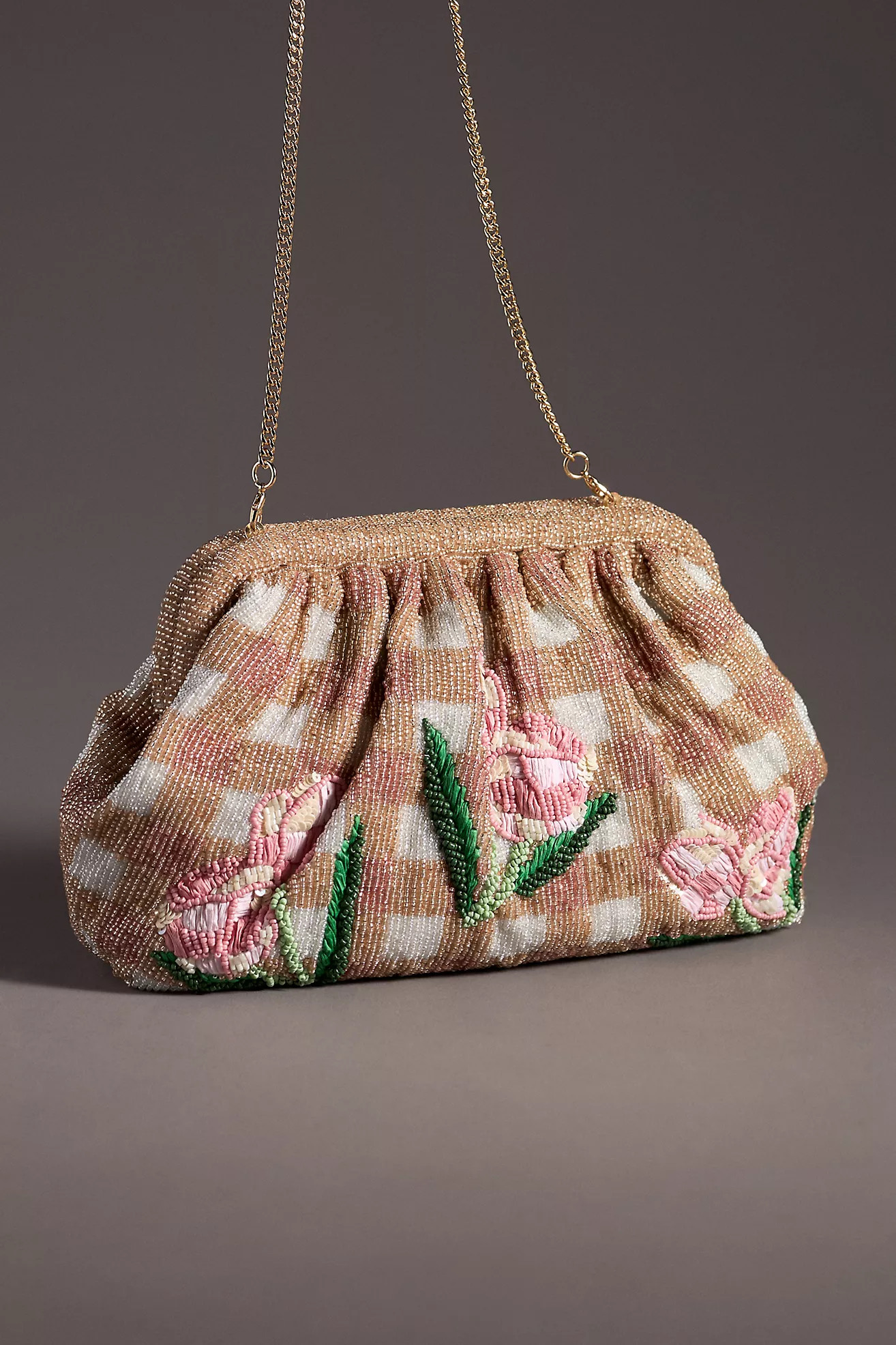 Beaded Wildflower Clutch | Anthropologie (US)