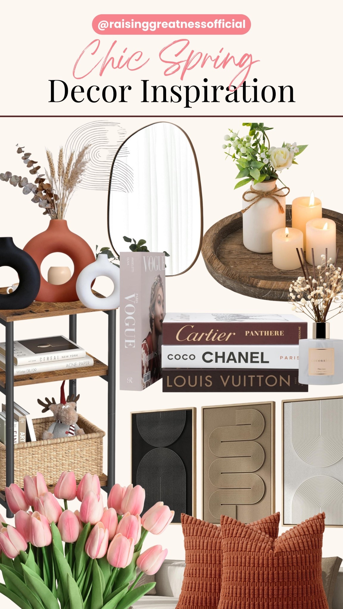 Refresh your home for spring with chic decor pieces that create a light, airy, and elegant atmosphere. From neutral vases and cozy textures to fresh florals and aesthetic accents, these spring decor ideas will instantly elevate your space and bring a calm, beautiful seasonal refresh. Perfect for creating a home that feels warm, inviting, and effortlessly stylish.

#SpringDecor #HomeInspiration #ChicHome #SpringHome #NeutralDecor #AestheticHome #AmazonHomeFinds #HomeStyling #DecorIdeas #SeasonalDecor

#LTKSaleAlert #LTKSeasonal #LTKHome