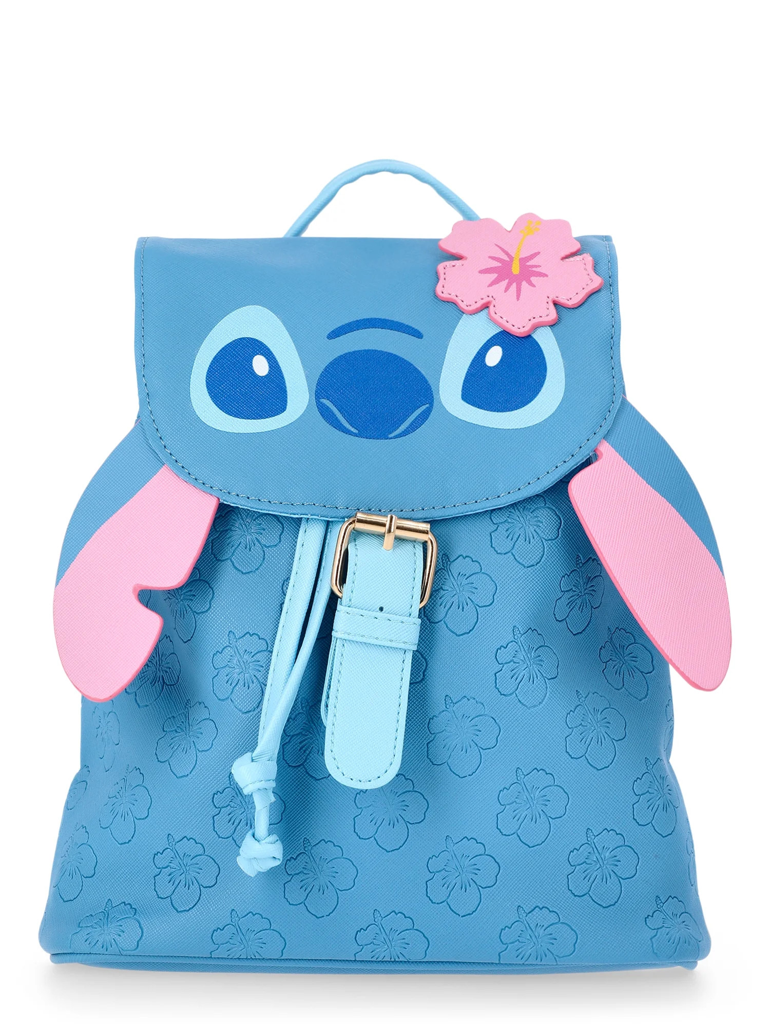 Disney Girls' Lilo and Stitch Mini Drawstring Backpack, Blue | Walmart (US)