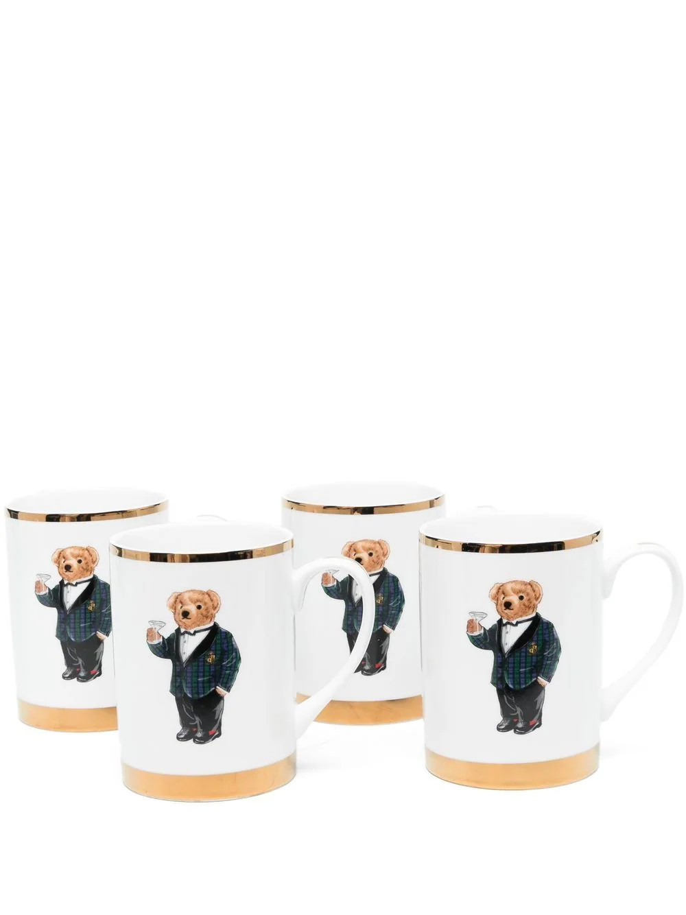 Ralph Lauren Home Thompson mug set (set of four) - White | Farfetch Global