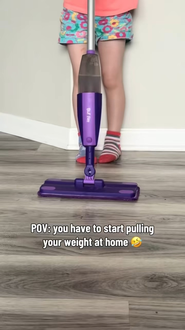 My granddaughter Quinn has been begging to mop “just like Mommy” — so I ordered her this little spray mop and handed it over. She went straight to work, no hesitation.

It’s a genuinely great little mop too — built-in sprayer, glides easily, lightweight enough for little hands. Linking it below for anyone who wants one for their own tiny helper (or honestly, just for yourself).

#LTKdayinmylife #LTKHome #LTKKids