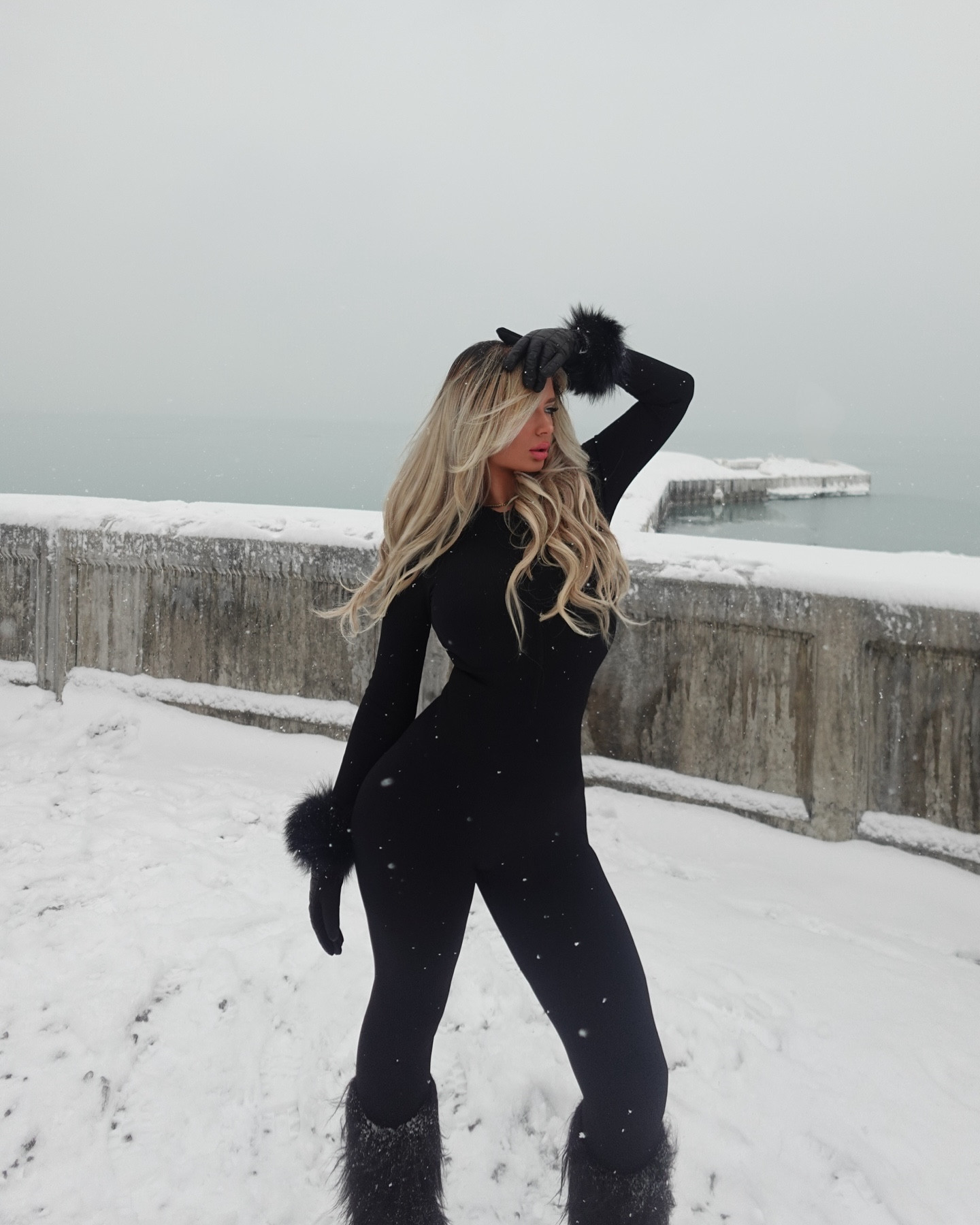 All black everythingwith a touch of cozy
This sleek bodysuit + furry warmers combo is giving chic meets comfy❄️


#LTKSeasonal #LTKSaleAlert #LTKActive