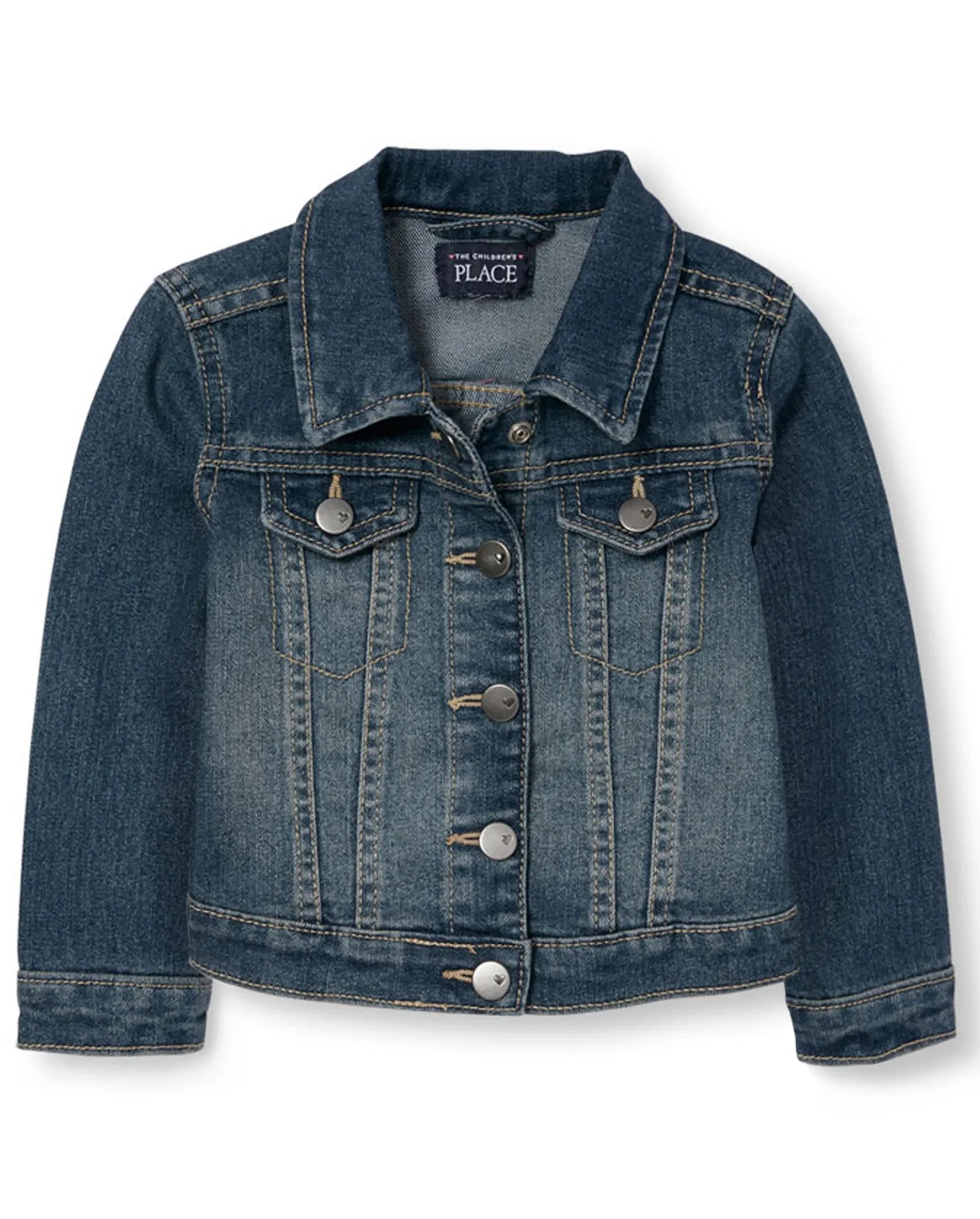 Baby And Toddler Girls Denim Jacket - china blue | The Children's Place