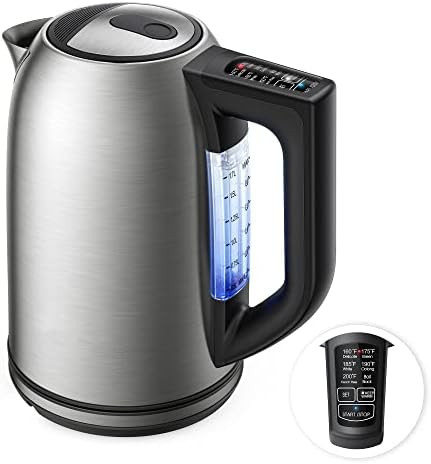 Cuisinart 1.7-Liter Stainless Steel Cordless Electric Kettle with 6 Preset Temperatures | Amazon (US)