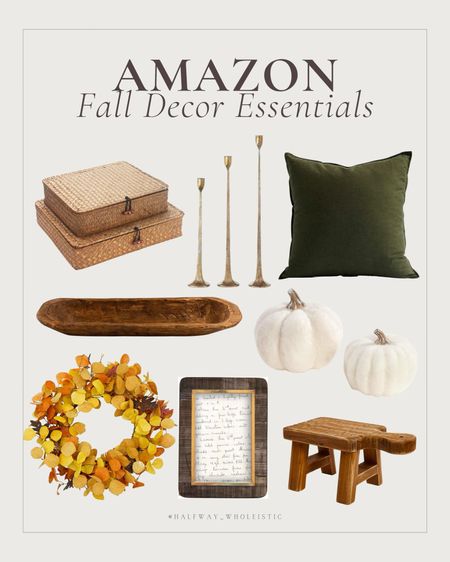 Amazon Fall Decor Essentials 

#LTKhome #LTKSale #LTKSeasonal