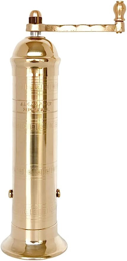 The Original European Pepper Mill 8'' Brass Pepper Mill | Amazon (US)