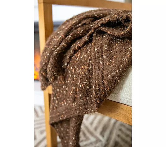60 x 70 Boucle Throw Blanket by Lauren McBride - QVC.com | QVC