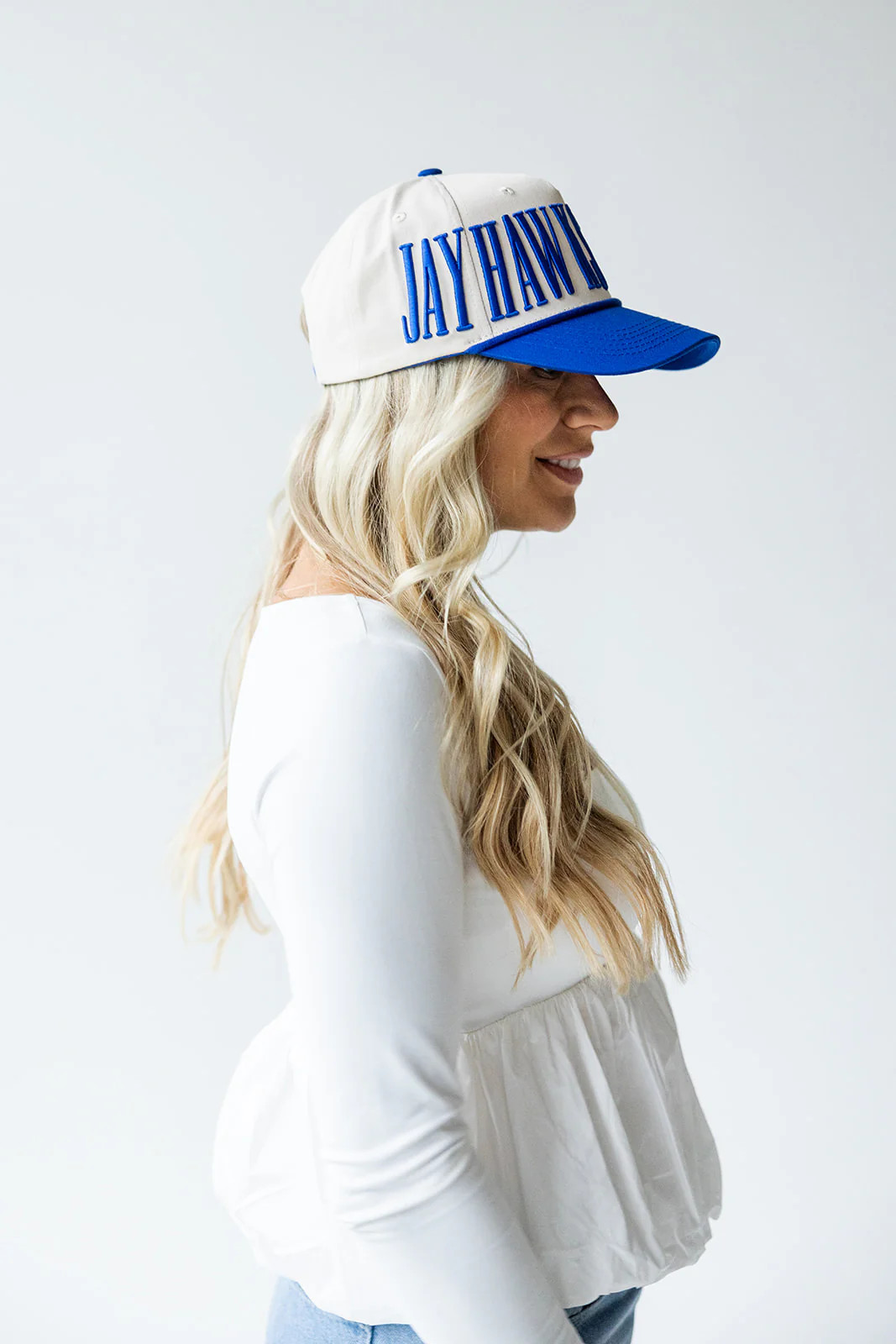 Kansas Saturday Stretch Canvas Trucker Hat | Gameday Social