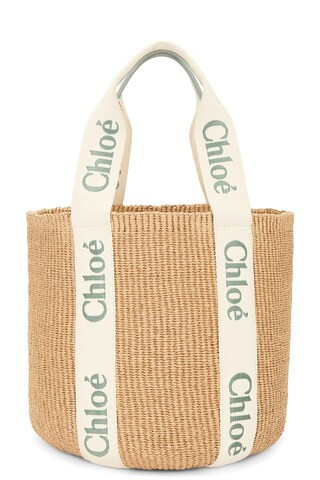 Chloe Woody Tote Bag in Beige | FWRD 