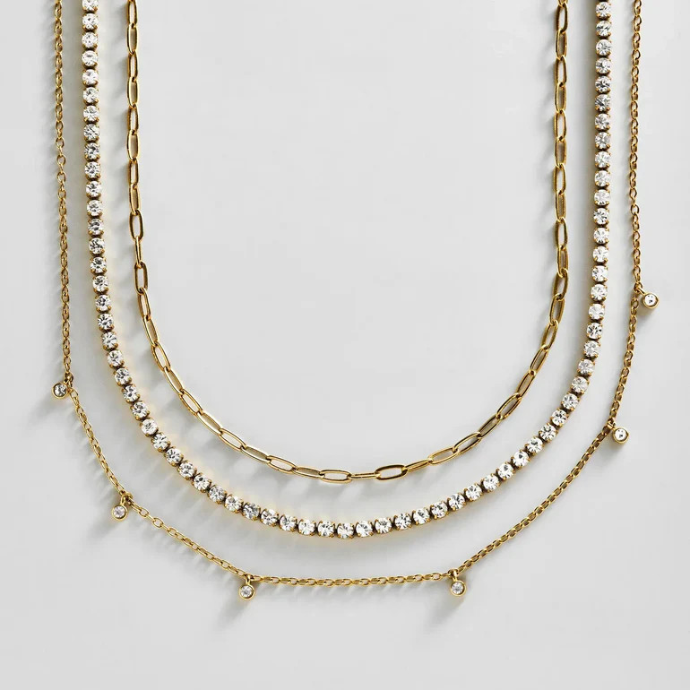 Tate Waterproof Necklace Set - Tate Waterproof Necklace Set | BaubleBar