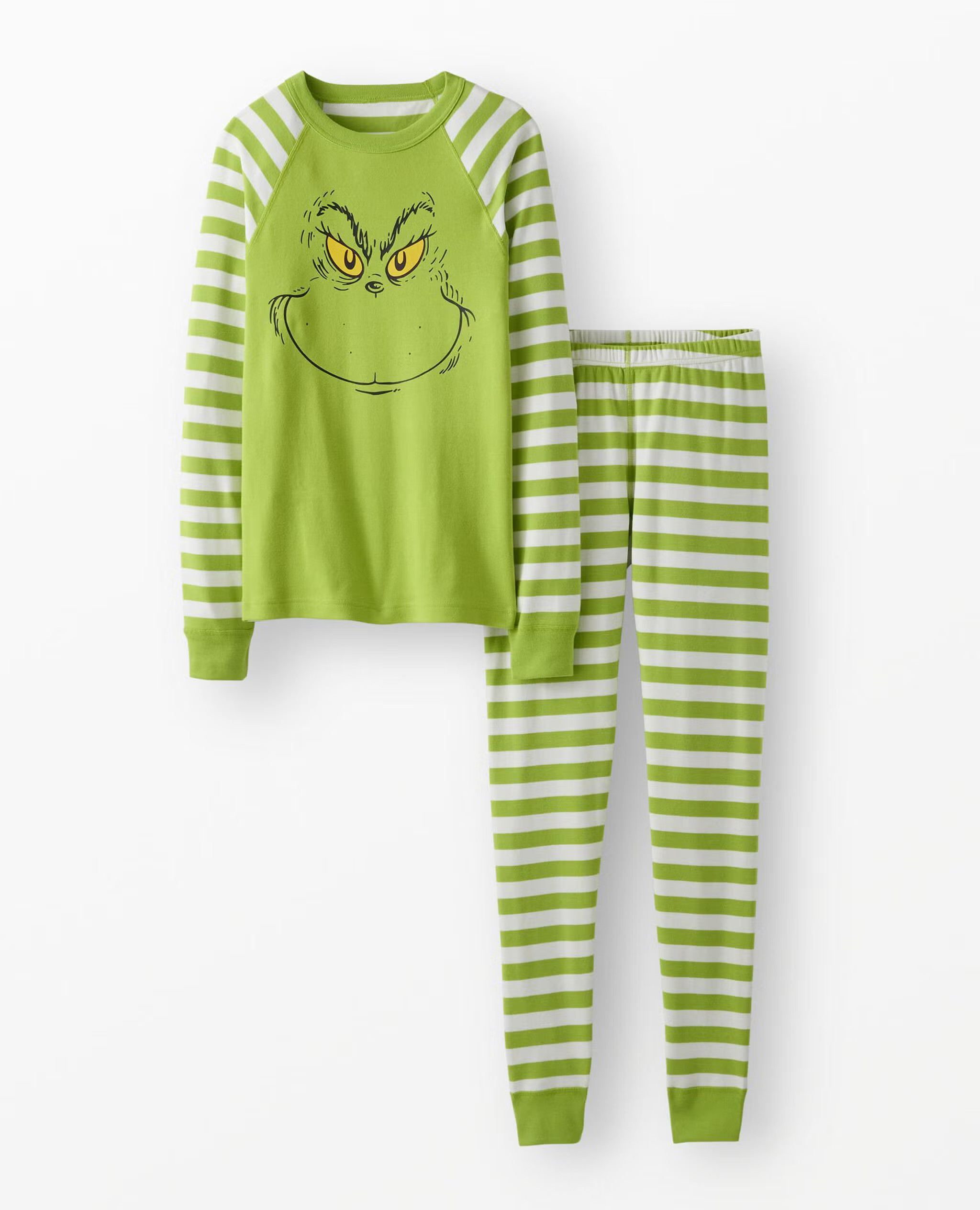 Adult Dr. Seuss Grinch Long John Pajama Set | Hanna Andersson