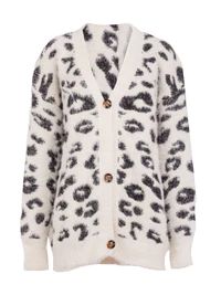 'Melody' Leopard Print Fluffy Cardigan (5 Colors) | Goodnight Macaroon