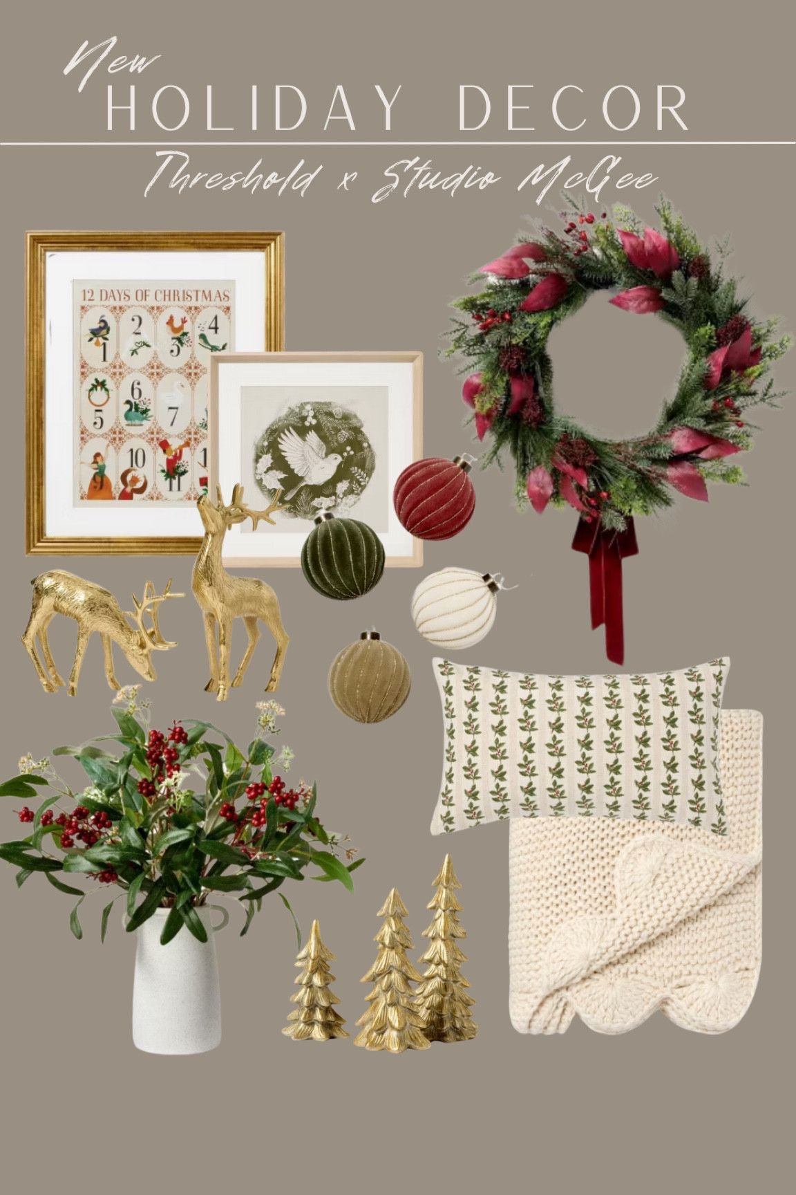 NEW Studio McGee HOLIDAY DECOR! Launched today! 

studio mcgee x target new arrivals, coming soon, new collection, fall collection, spring decor, console table, bedroom furniture, dining chair, counter stools, end table, side table, nightstands, framed art, art, wall decor, rugs, area rugs, target finds, target deal days, outdoor decor, patio, porch decor, sale alert, dyson cordless vac, cordless vacuum cleaner, tj maxx, loloi, cane furniture, cane chair, pillows, throw pillow, arch mirror, gold mirror, brass mirror, vanity, lamps, world market, weekend sales, opalhouse, target, jungalow, boho, wayfair finds, sofa, couch, dining room, high end look for less, kirkland's, cane, wicker, rattan, coastal, lamp, high end look for less, studio mcgee, mcgee and co, target, world market, sofas, couch, living room, bedroom, bedroom styling, loveseat, bench, magnolia, joanna gaines, pillows, pb, pottery barn, nightstand, cane furniture, throw blanket, console table, target, joanna gaines, hearth & hand LTK

#LTKxTarget #LTKSaleAlert #LTKHome