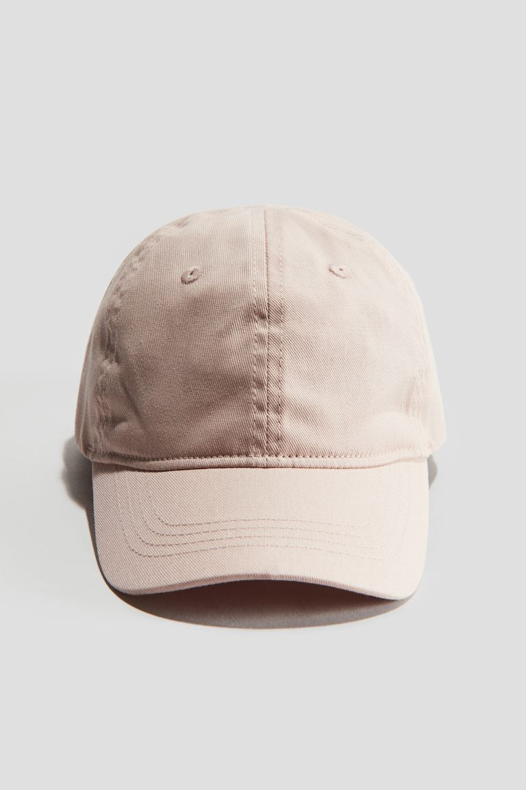 Twill cap - Powder pink - Kids | H&M GB | H&M (UK, MY, IN, SG, PH, TW, HK)