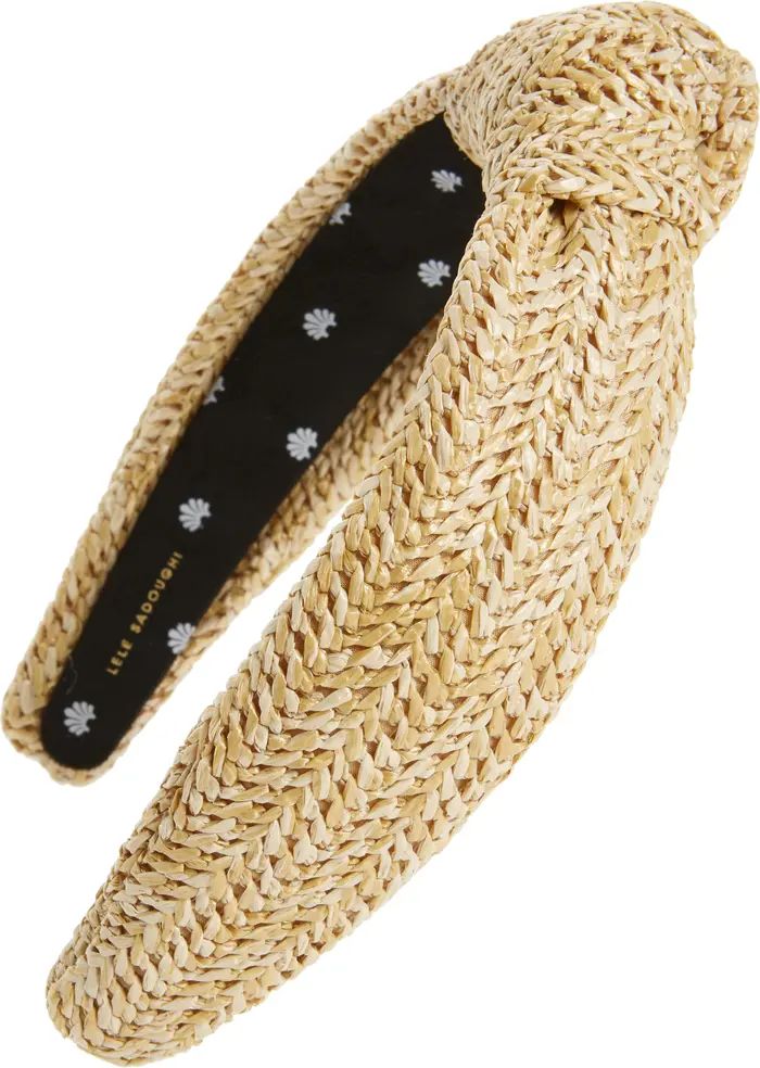 Lele Sadoughi Raffia Knotted Headband | Nordstrom | Nordstrom