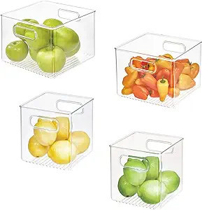 iDesign 50% Recycled Plastic Refrigerator Set, Made in The USA – Versatile Design Ideal for Fre... | Amazon (US)