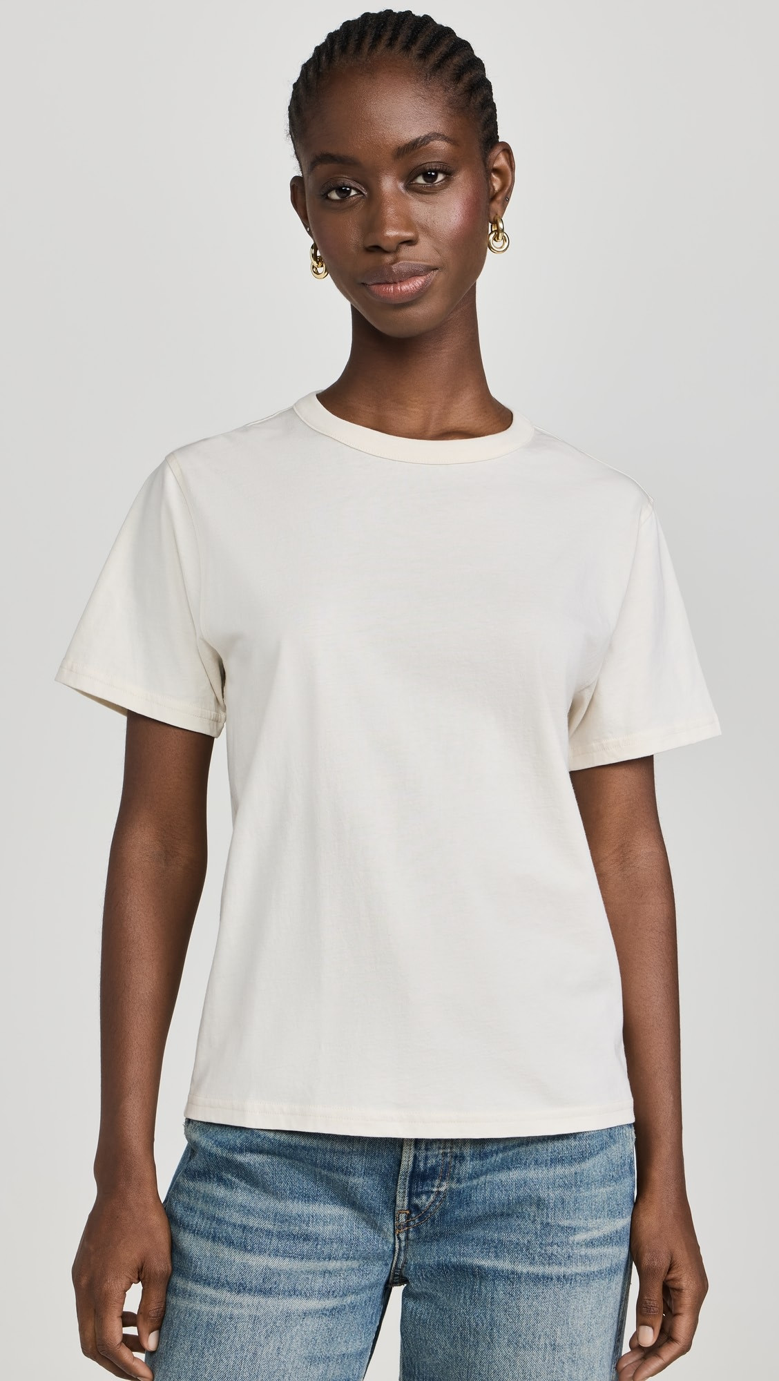 The Iconically Soft Perfect Tee in Cream | Shopbop