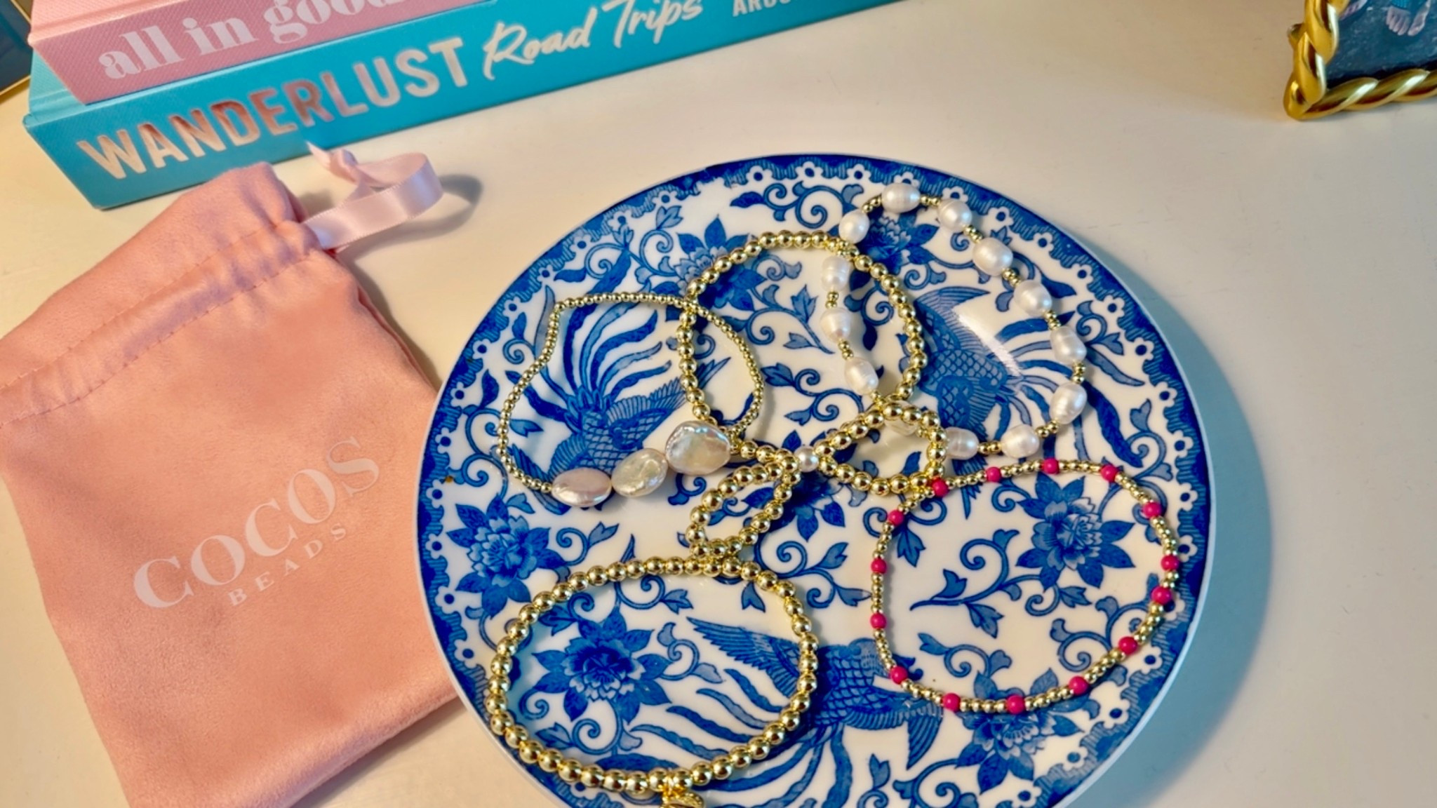 I looovvve this brand! Cocos Beads! Shop sitewide with discount code LINDSEY for 20% off your purchase 💝 
Ribbon 🎀 bracelet is darling!!!!
Beaded bracelet. Gold and silver. Valentines gift idea 💝 

#LTKSaleAlert #LTKootd #LTKValentine