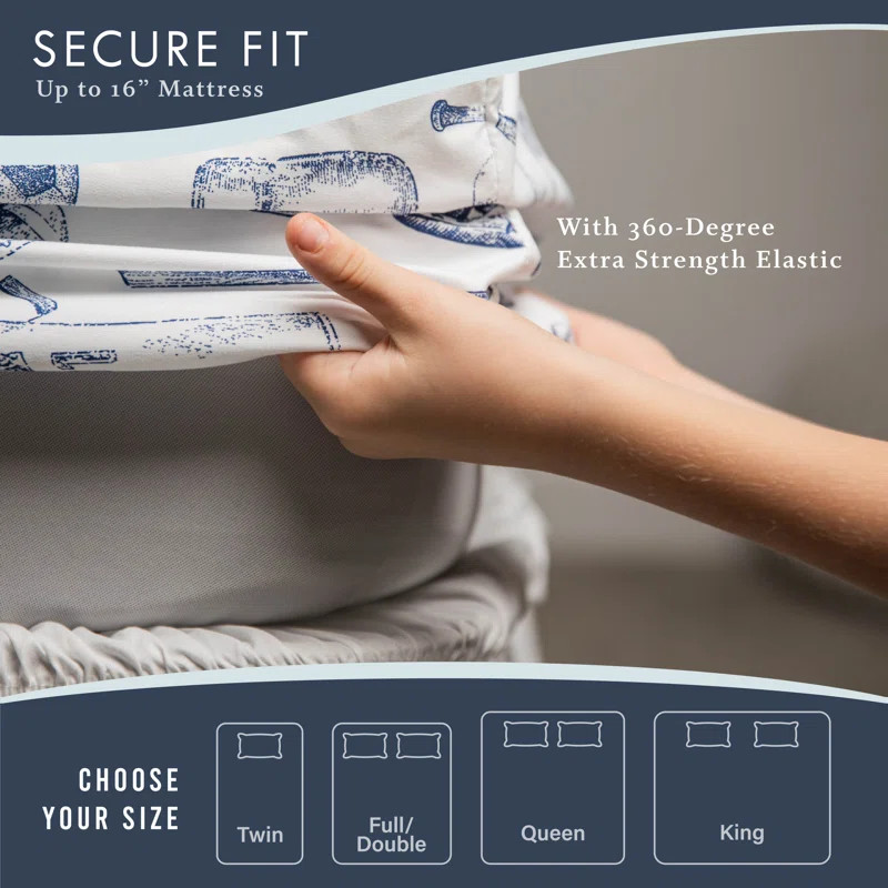 Sports Classic Collection Sports Kids Sports Bedsheets Set, Super Soft Baseball, Football, Soccer... | Wayfair North America