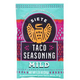 Siete Taco Seasoning Mild, 37g | Natura Market