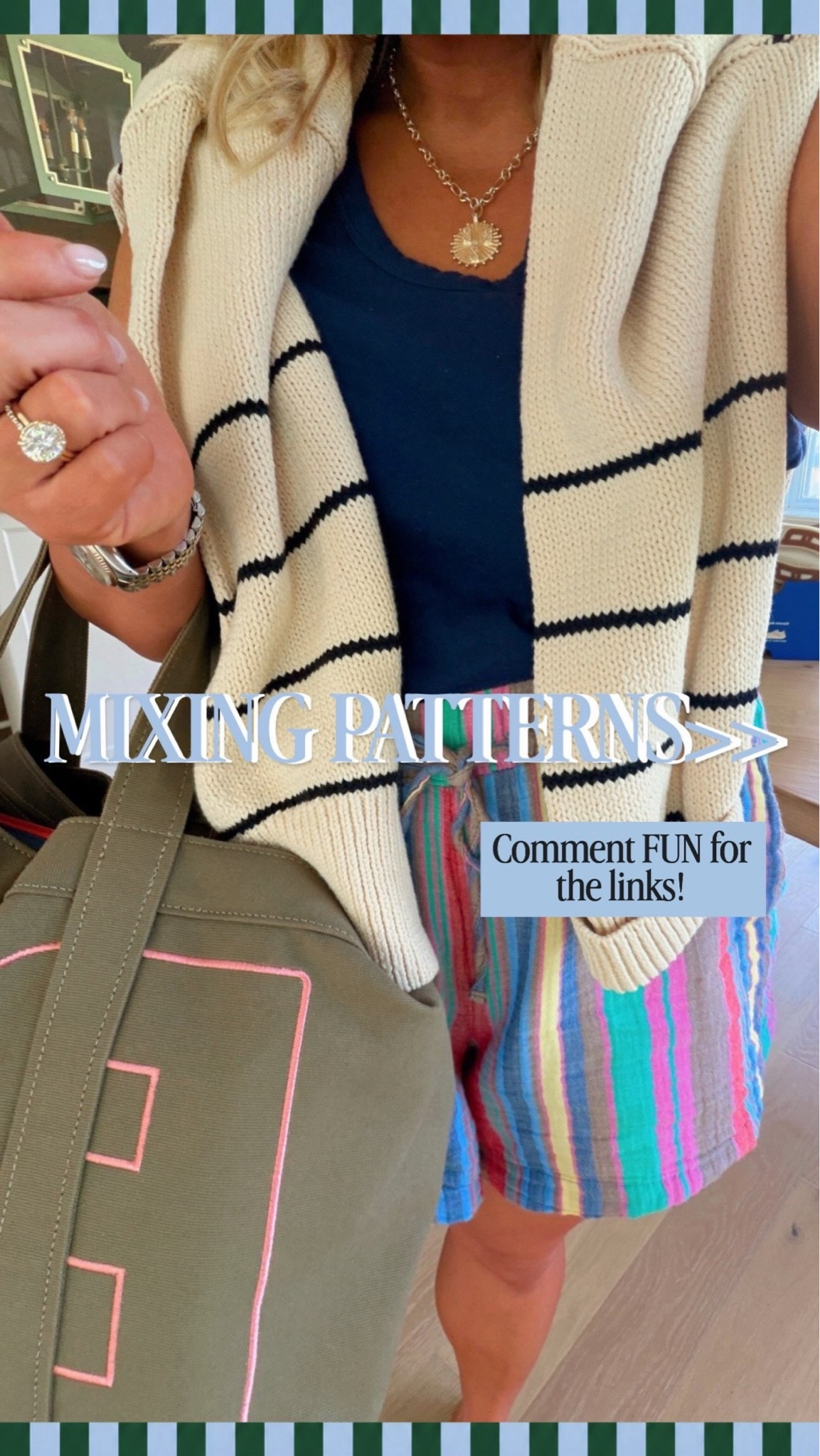 Mixing patterns >> 🤍✨

This trend is just too fun! I love playing around with different colors, prints, and textures to create an outfit that feels unique and full of personality!

#LTKgrwm #LTKootd #LTKmomlife