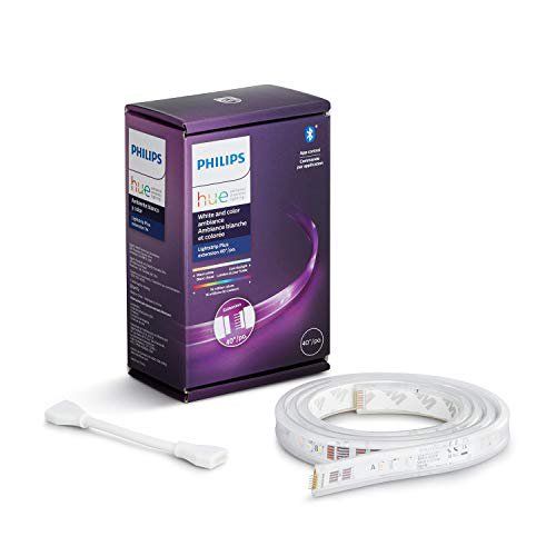 Philips Hue Bluetooth Smart Lightstrip Plus 1m/3ft Extension NO Plug, (Voice Compatible with Amaz... | Walmart (US)