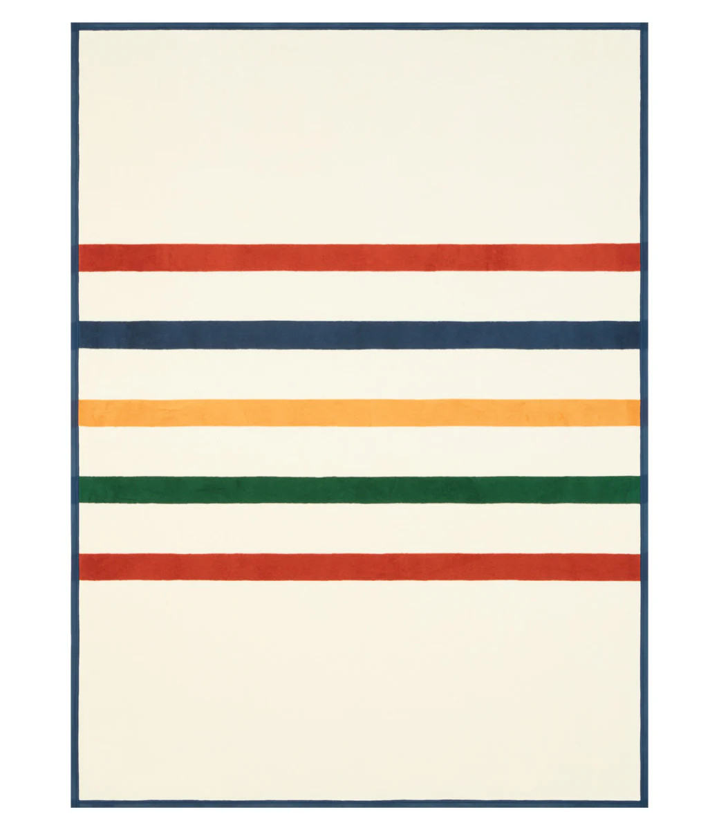 Vintage Center Stripes Throw Blanket | ChappyWrap | ChappyWrap