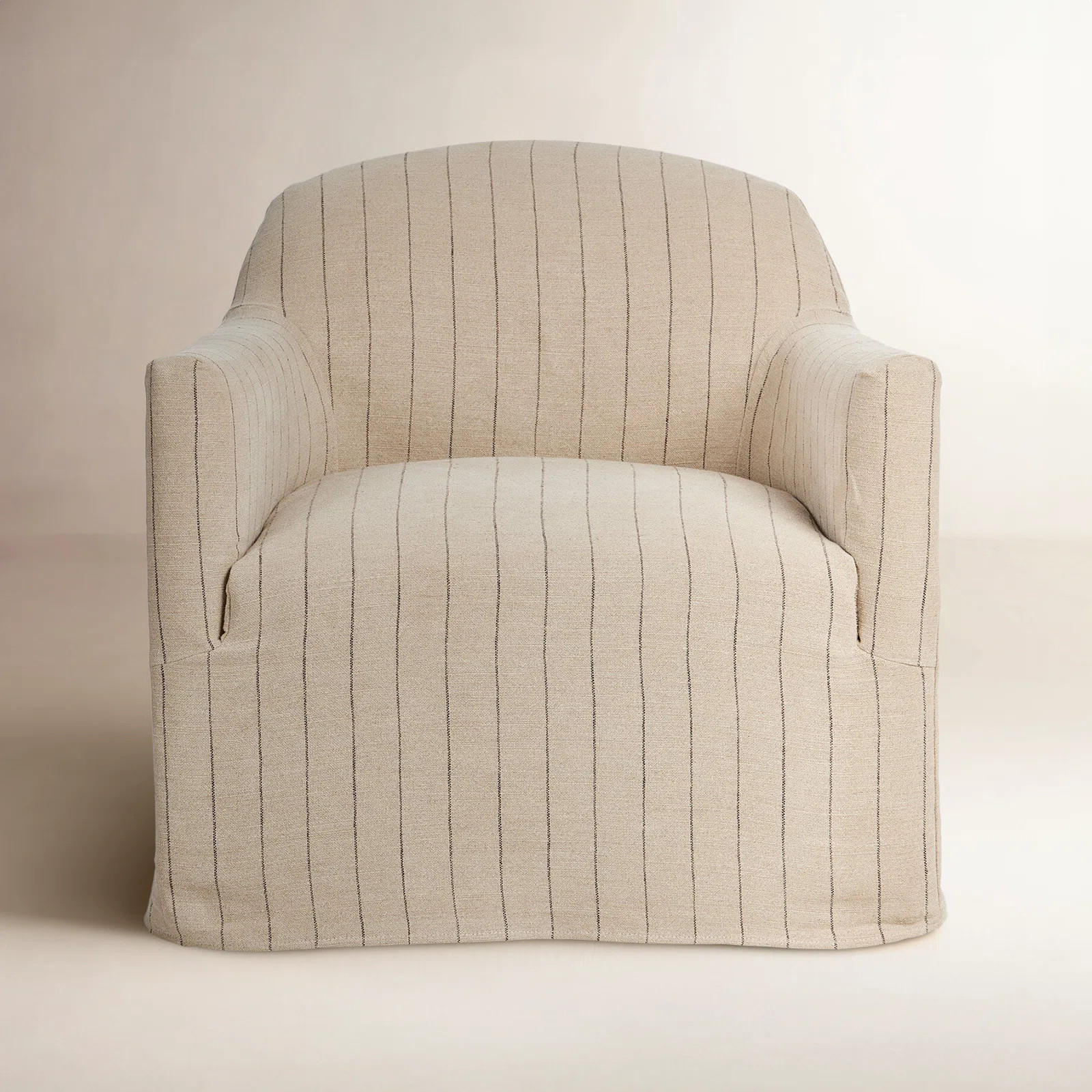 Amber Lewis x Four Hands Lowell Slipcover Swivel Chair | Perigold | Perigold