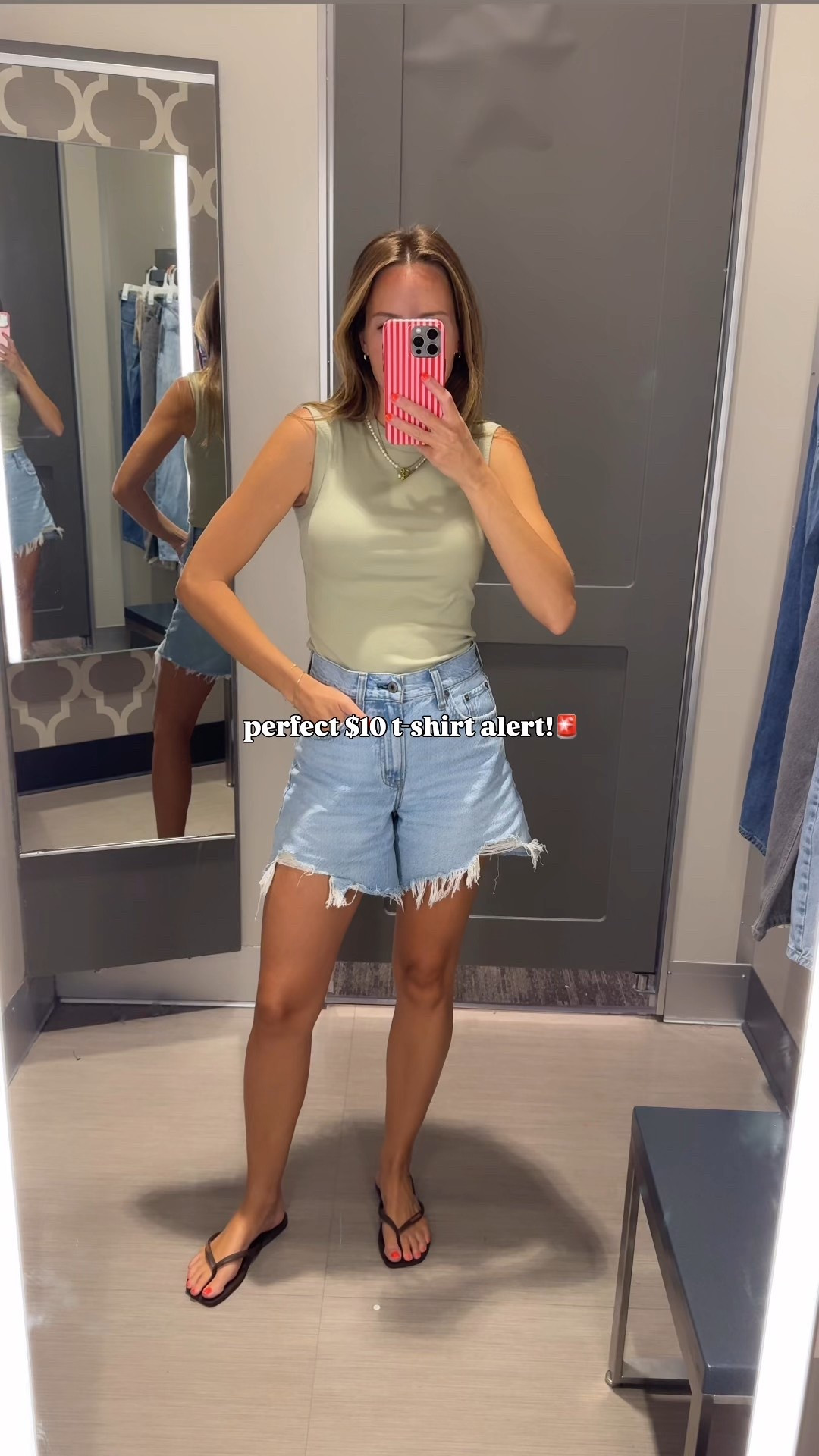 You don't want to miss this $10 tee! 

Wearing size XS in tee & 24 in shorts!

#LTKFindsUnder50 #LTKStyleTip