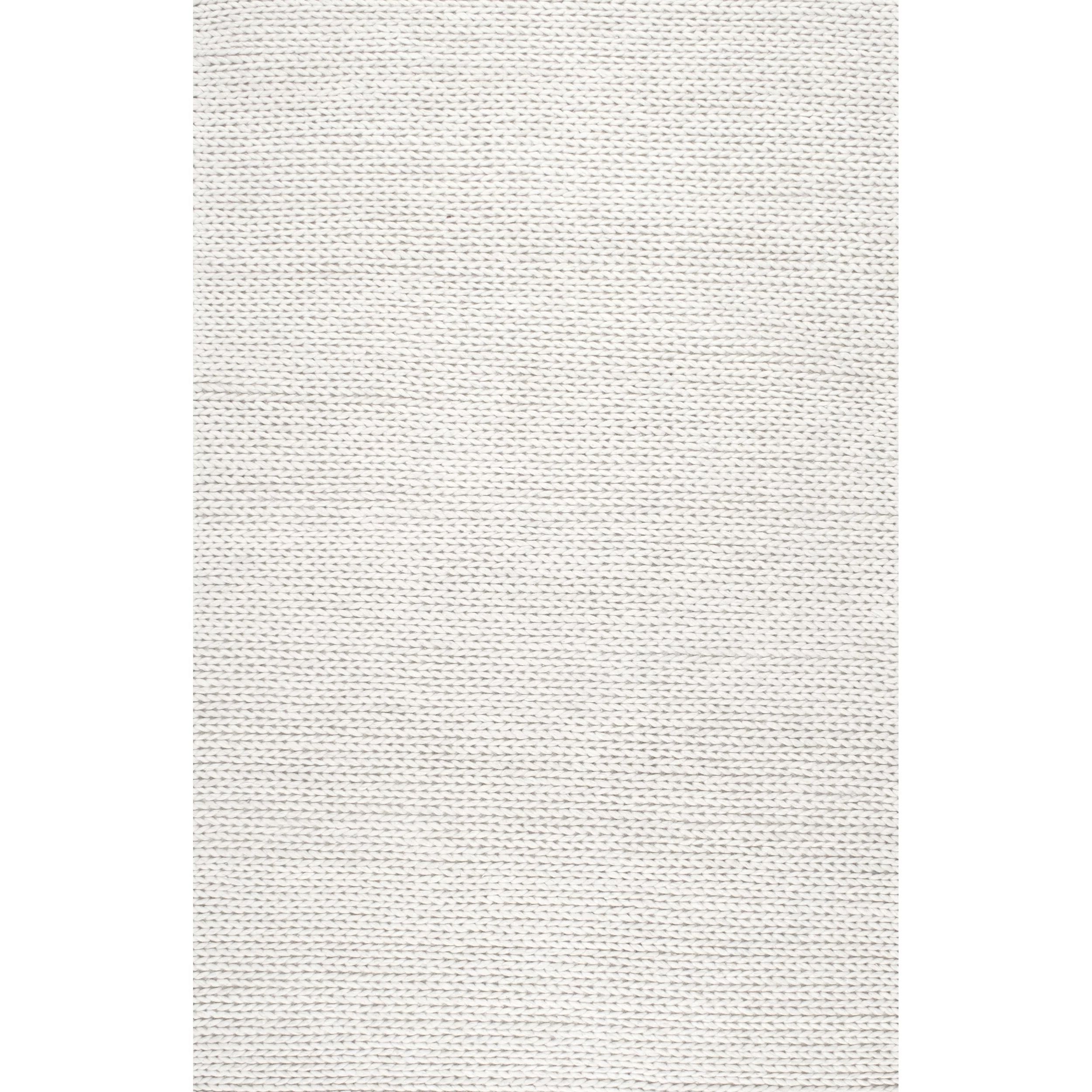 nuLOOM Penelope Braided Wool Area Rug, 10', Off White | Walmart (US)