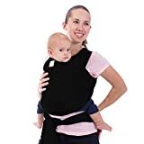 Baby Wrap Carrier - All in 1 Stretchy Baby Sling - Baby Carrier Sling - Baby Carrier Wrap - Baby Car | Amazon (US)