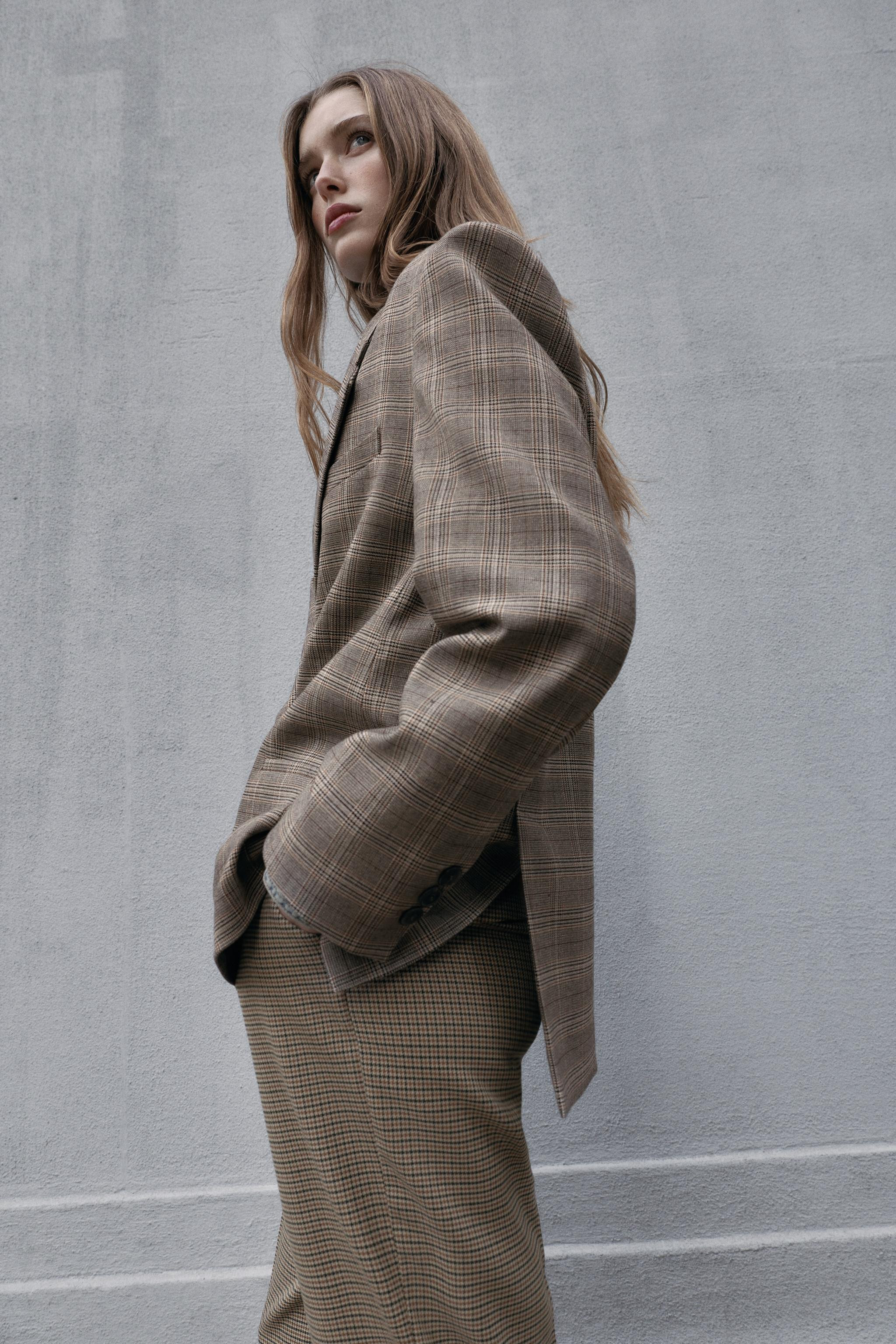 OVERSIZED PLAID BLAZER | Zara US