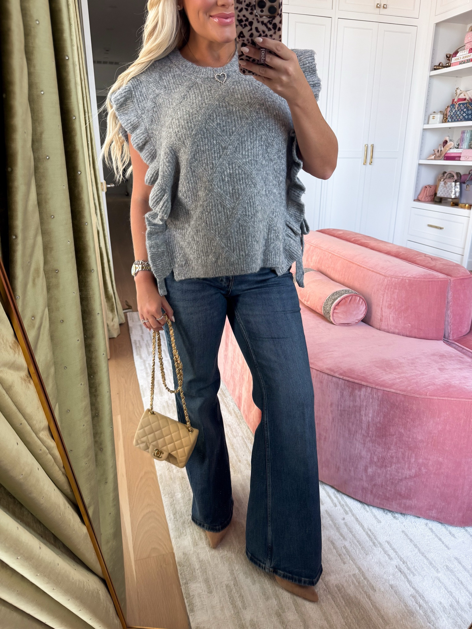 Love the ruffle trim on this sweater!

#LTKgrwm #LTKootd #LTKdayinmylife