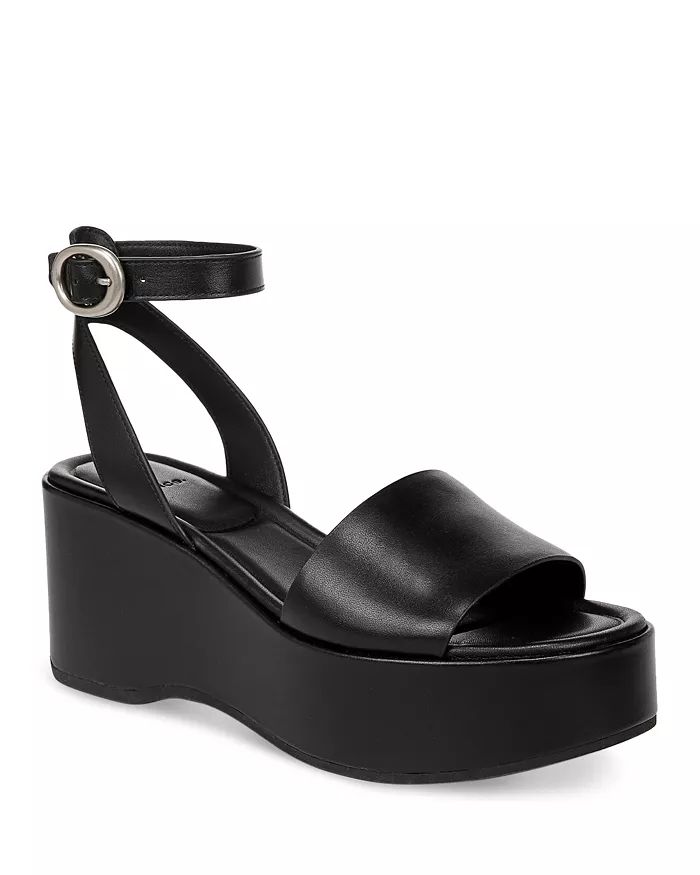 Women's Phillipa Leather Platform Ankle Strap Sandals | Bloomingdale's (US)