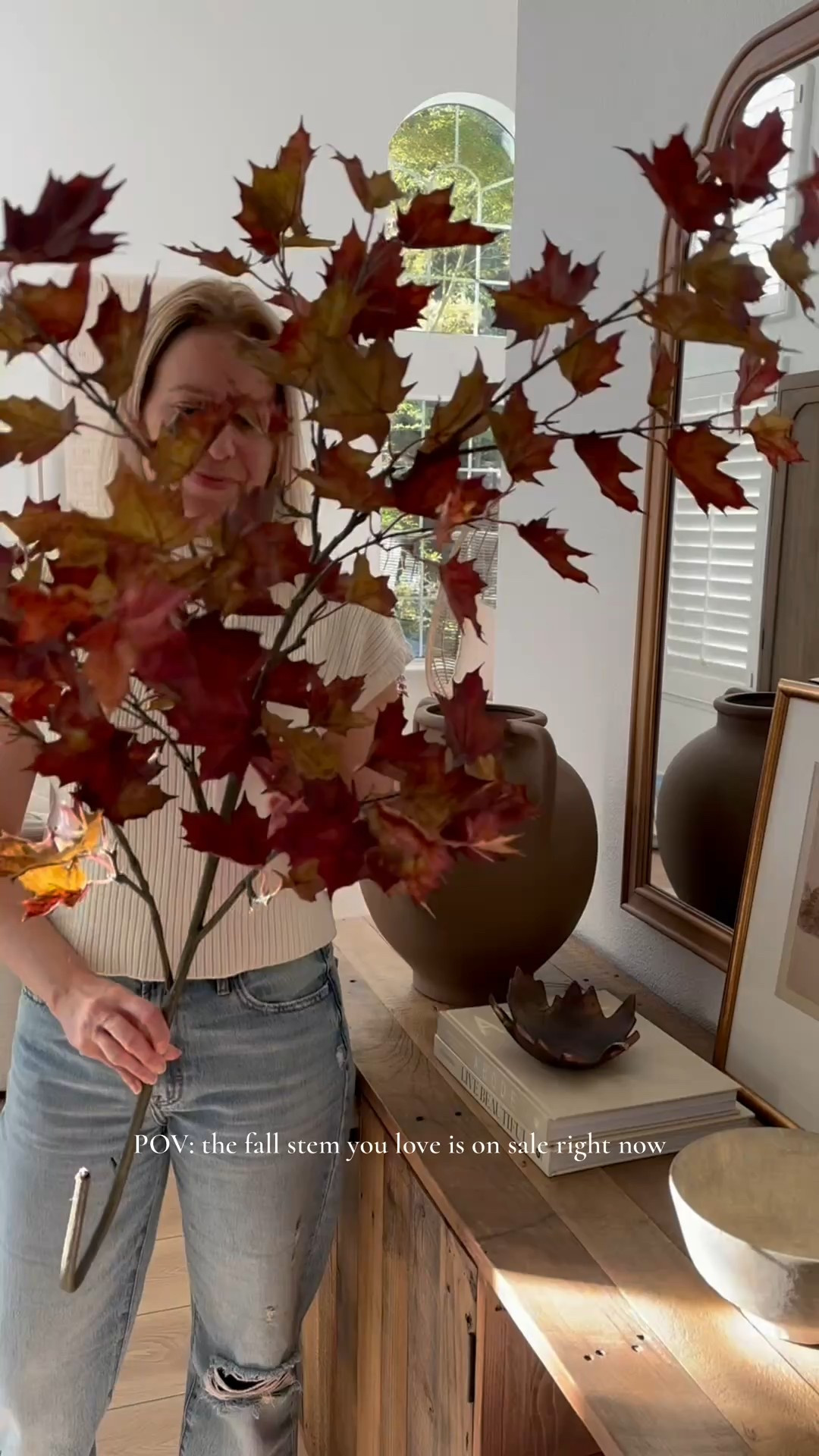 Fall decor doesn’t have to be complicated. One favorite stem is all it takes 🍁 This one is a fall favorite for me—I’ve had it for a while and love bringing it out year after year.

Too good of a sale to pass up!

#LTKFindsUnder50 #LTKHome #LTKSeasonal