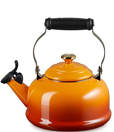 Le Creuset 1.8-Quart Enamel Steel Noel Classic Whistling Kettle - Persimmon | Dillard's