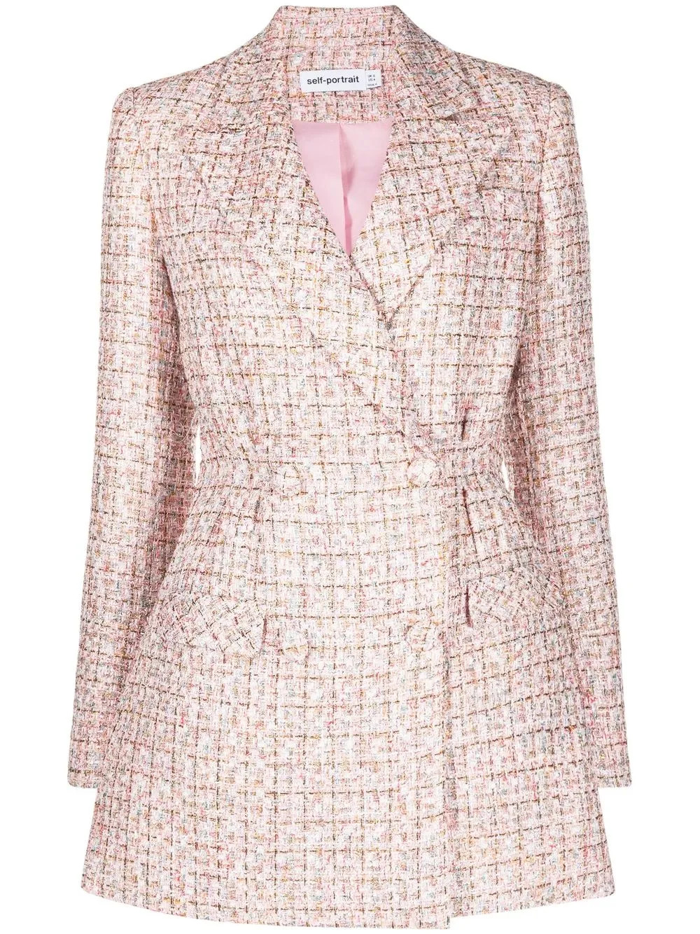 double-breasted blazer dress | Farfetch Global