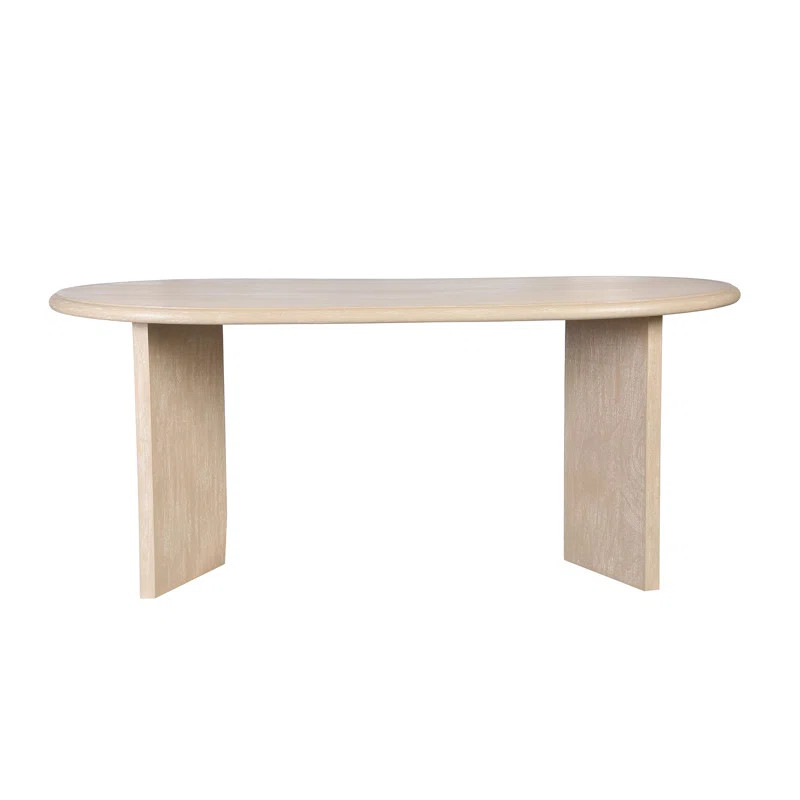 Temilade Oval Solid Wood Base Dining Table | Wayfair North America