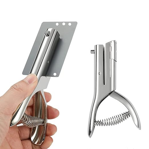 1/8 inch Hole Punch,Single Hole Punch Heavy Duty Hole Punches Paper Punch Portable Hand Held Long... | Amazon (US)