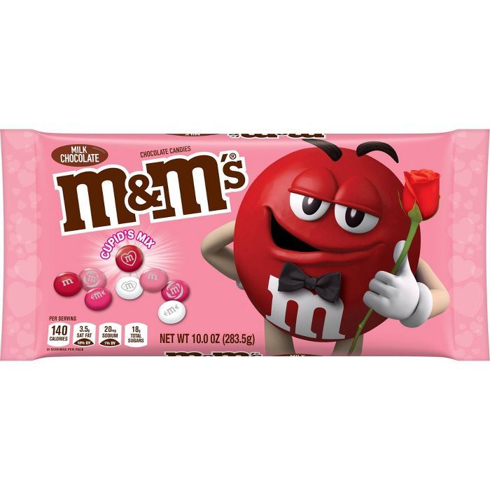 M&M's Valentine's Day Cupid's Mix Milk Chocolate Candies - 10.0oz | Target