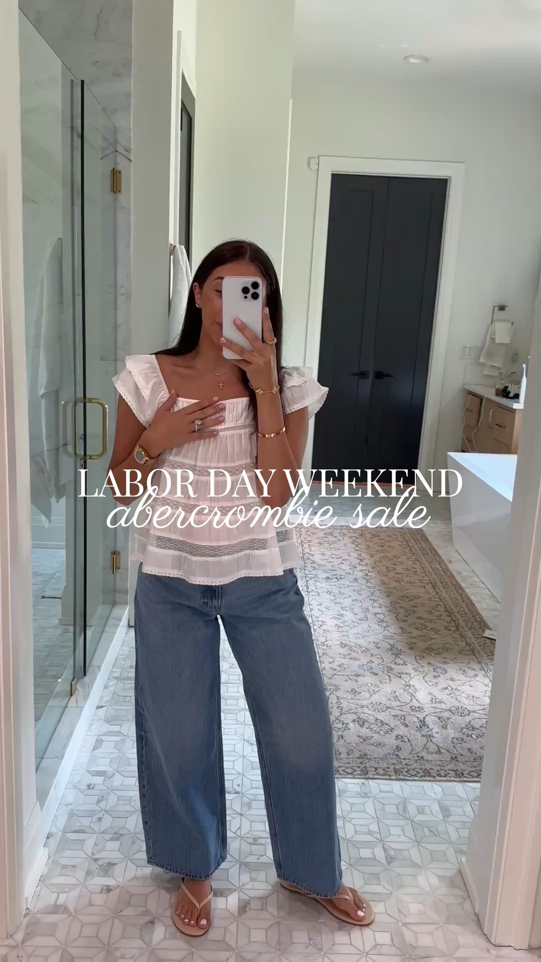 Top: small
Jeans: 27 short

Loving the loose fit this year in the short! Also this top is such a good elevated basic!

LDW sales // $50 off $150+, $25 off $75

labor day weekend, labor day weekend sales, Labor Day, Labor Day sale finds, sales, sale alert, sale finds, weekend sale, abercrombie, Dede Raad, dress up buttercup 

#LTKSaleAlert #LTKFindsUnder100 #LTKBump