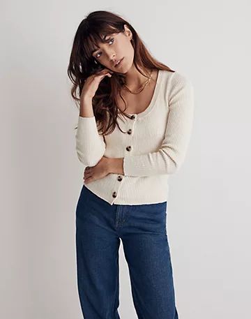 Scoopneck Cardigan Sweater | Madewell