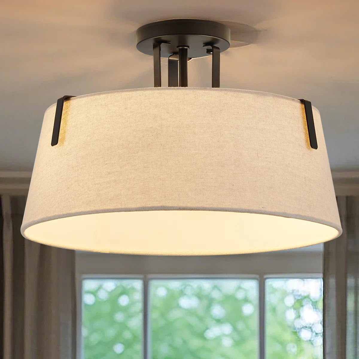 Semi-Recessed Minimalist Flush Mount | Wayfair North America