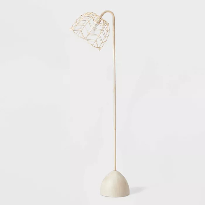 Rattan Floor Lamp Natural - Pillowfort™ | Target