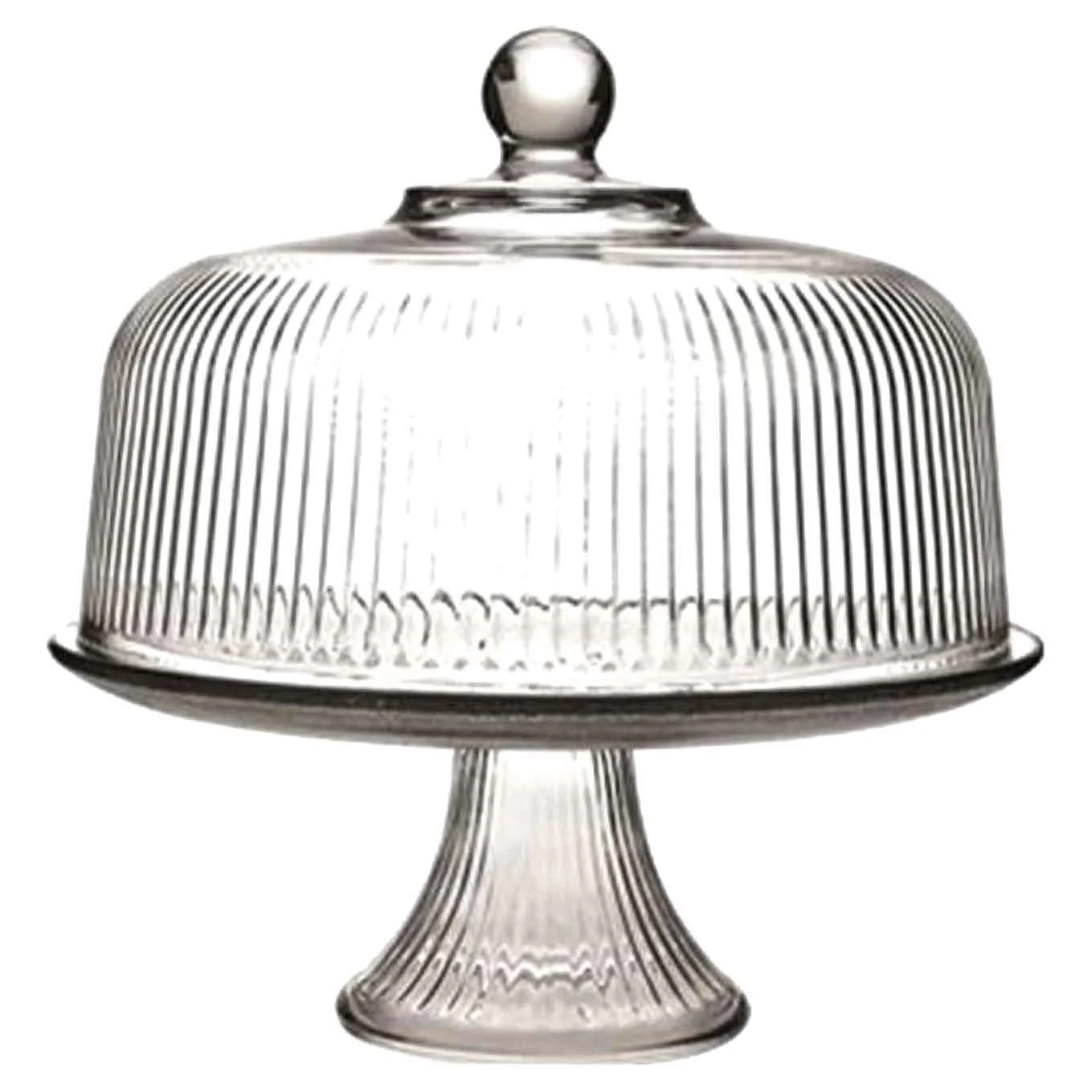 Anchor Hocking Glass 2-Tier Cake Set, Polished | Walmart (US)