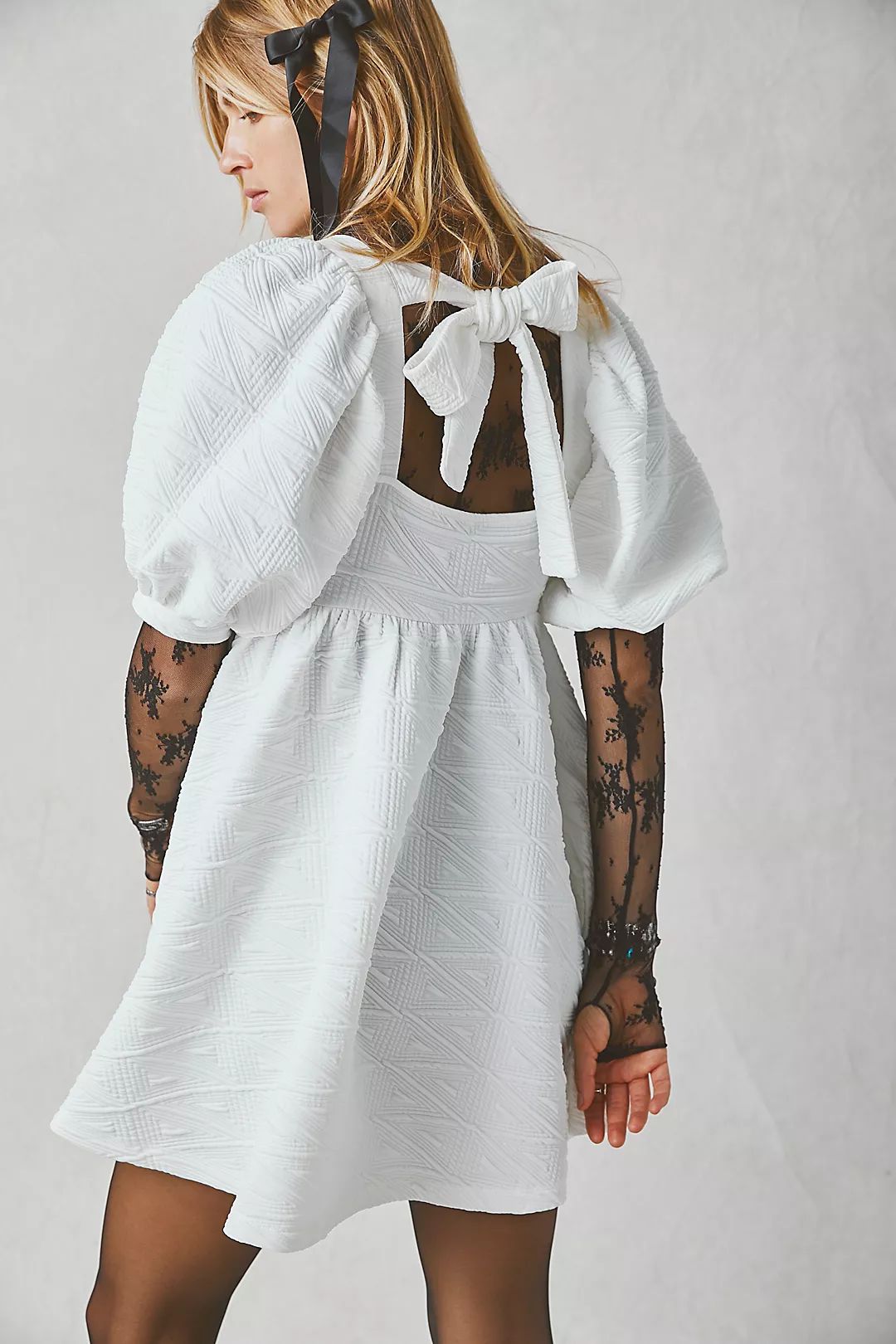 Violet Mini White Dress - White Dresses - Graduation Dress - Bridal Shower Dress | Free People (Global - UK&FR Excluded)