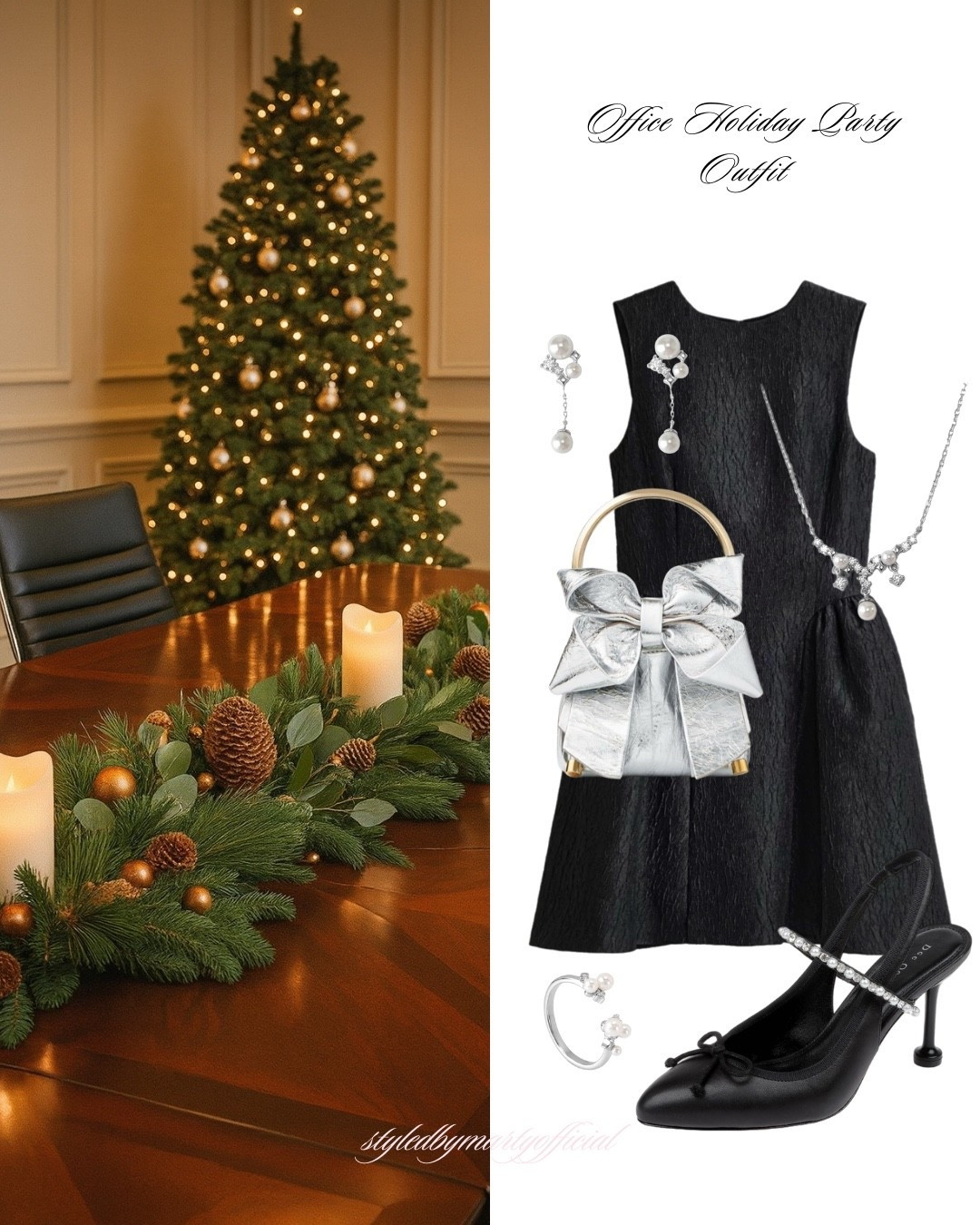 Office Holiday Party Outfit💼🎄

✨Selenichast products: use code marty31 31% off until 12/31.


Holiday fashion, holiday party outfit, holiday dress, Christmas outfit, elegant style, party attire, black pumps, black slingback, black mini dress, black little dress, classy outfit, silver pearl jewelry, silver pearl drop earrings, silver pearl ring, silver pearl necklace 

#LTKHoliday #LTKootd #LTKFindsUnder100
