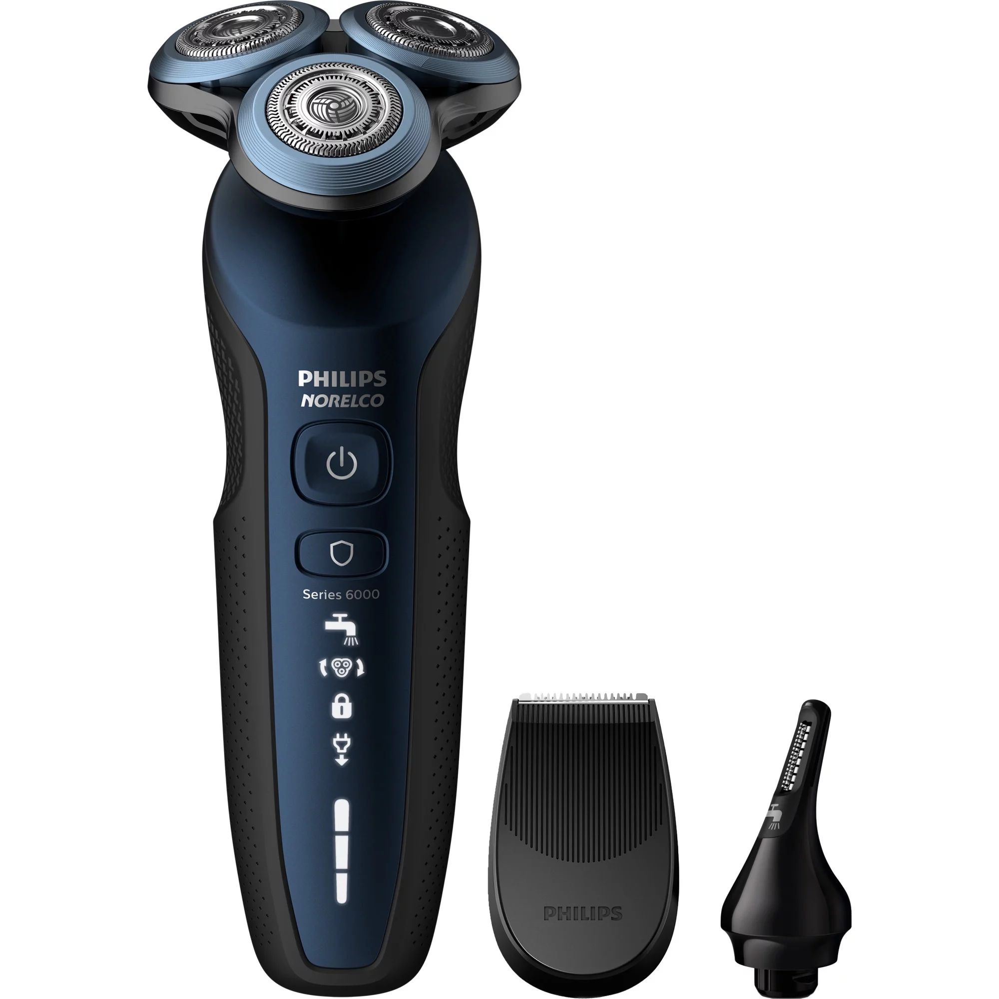 Philips Norelco Electric Shaver 6850 with Precision Trimmer and Nose Trimmer Attachment, S6850/85 | Walmart (US)